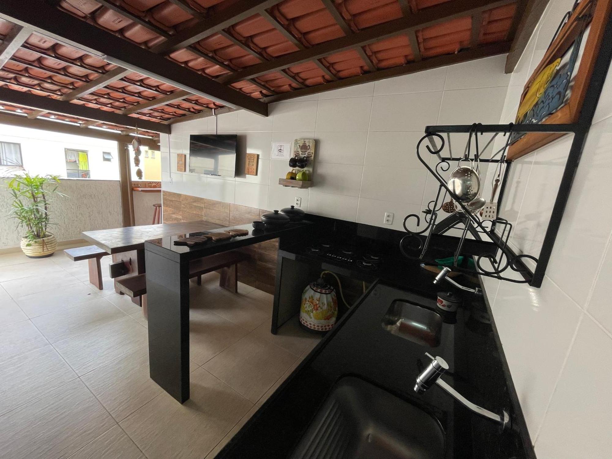 APARTAMENTO PRAIA DO MORRO com CHURRASQUEIRA Guarapari Exterior foto